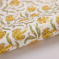 Block Printed Wrapping Paper Sheets | Iris Glitz Sunshine